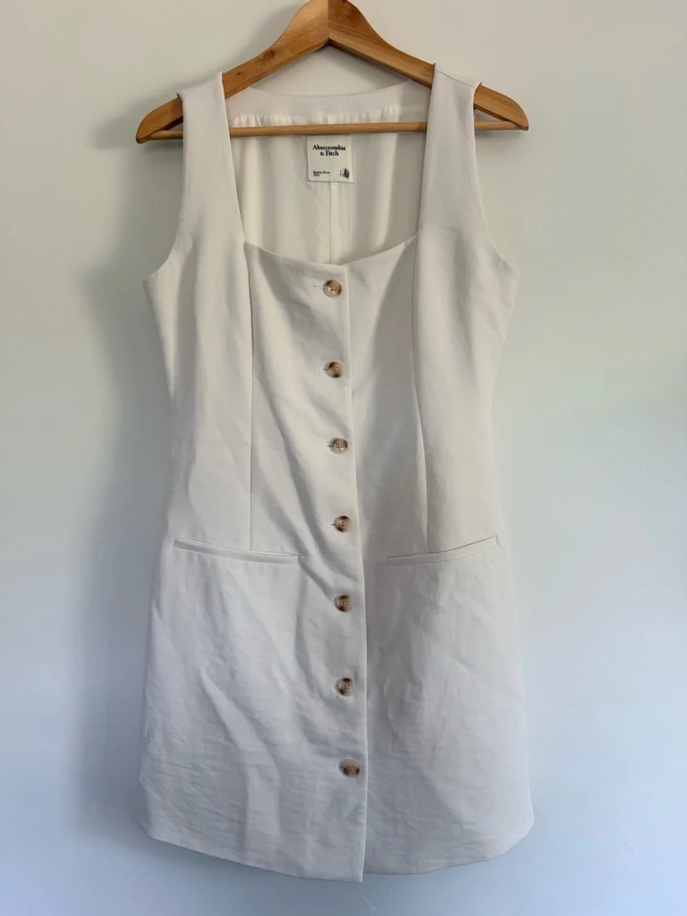 Abercrombie & Fitch Button Front Mini Dress | Size S | Pre-Owned - Picture 2 of 5